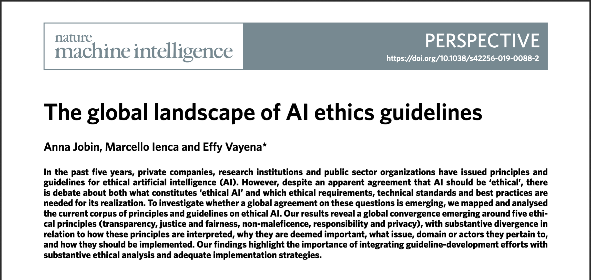 Artificial Intelligence: How Many AI Principles Or Ethics Guidelines ...